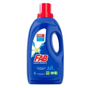 Detergente Líquido Fab Floral 3 Lt