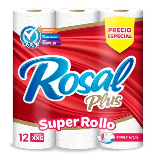 Papel Higiénico Rosal Plus x12 Rollos