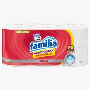 Papel Higiénico Familia AcolchaMAX MegaRollo X 12 Rollos