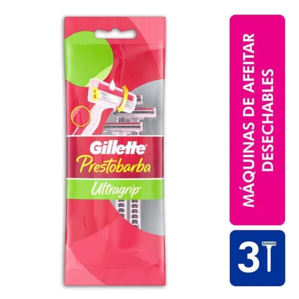 Máquinas de Afeitar Gillette U PRESTOBARBA 3 und