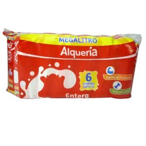 Leche ALQUERIA entera 6 unds x1100 ml c/u