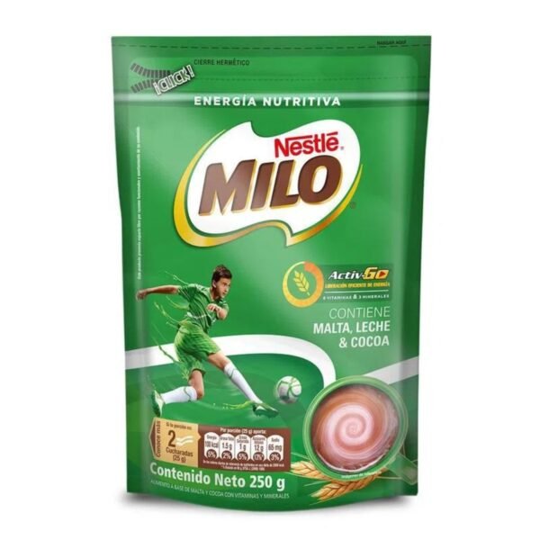 Modificador de Leche Milo Activ Go Doypack x 250gr